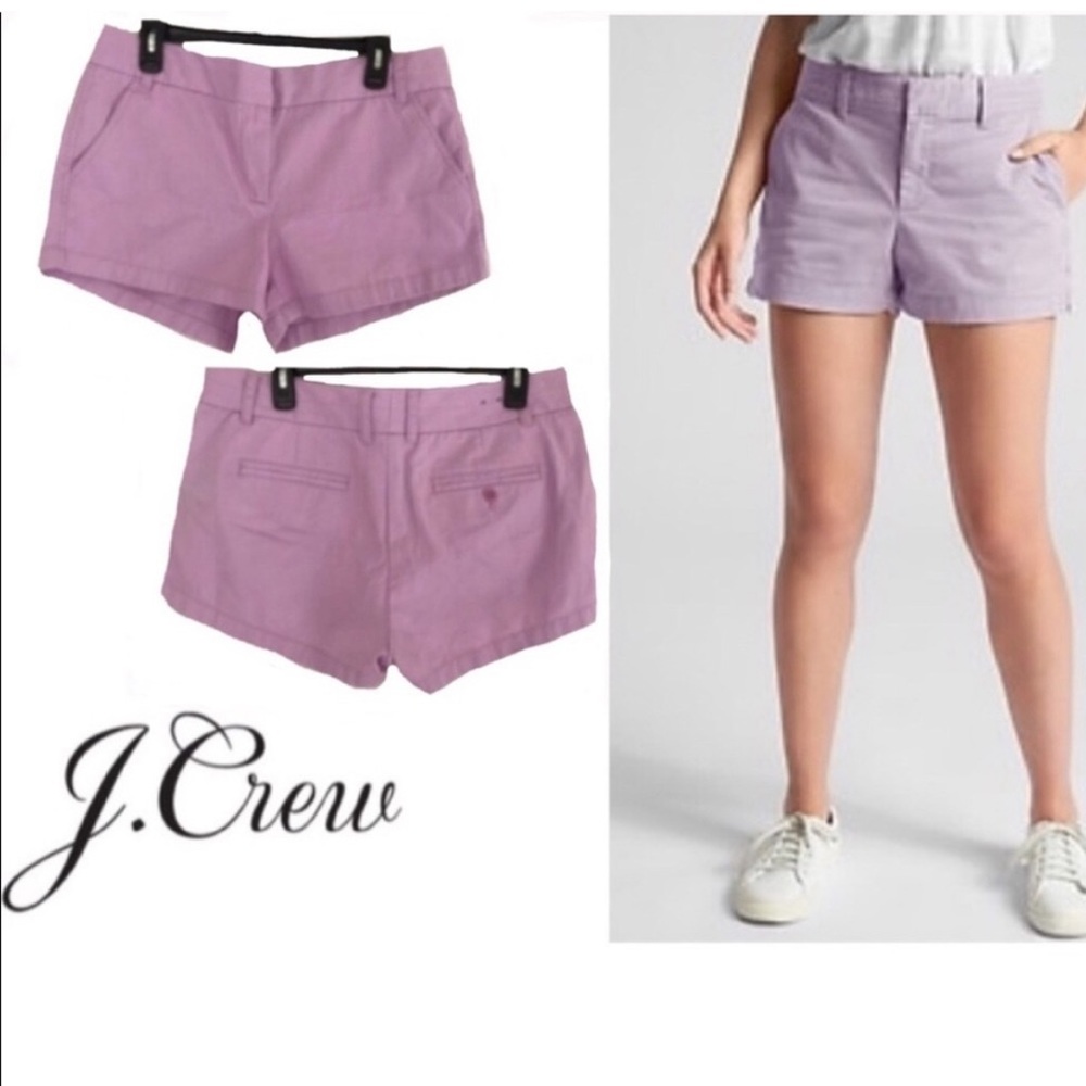 Like new 🛍️ J. Crew 3” Chino Shorts in Lavender